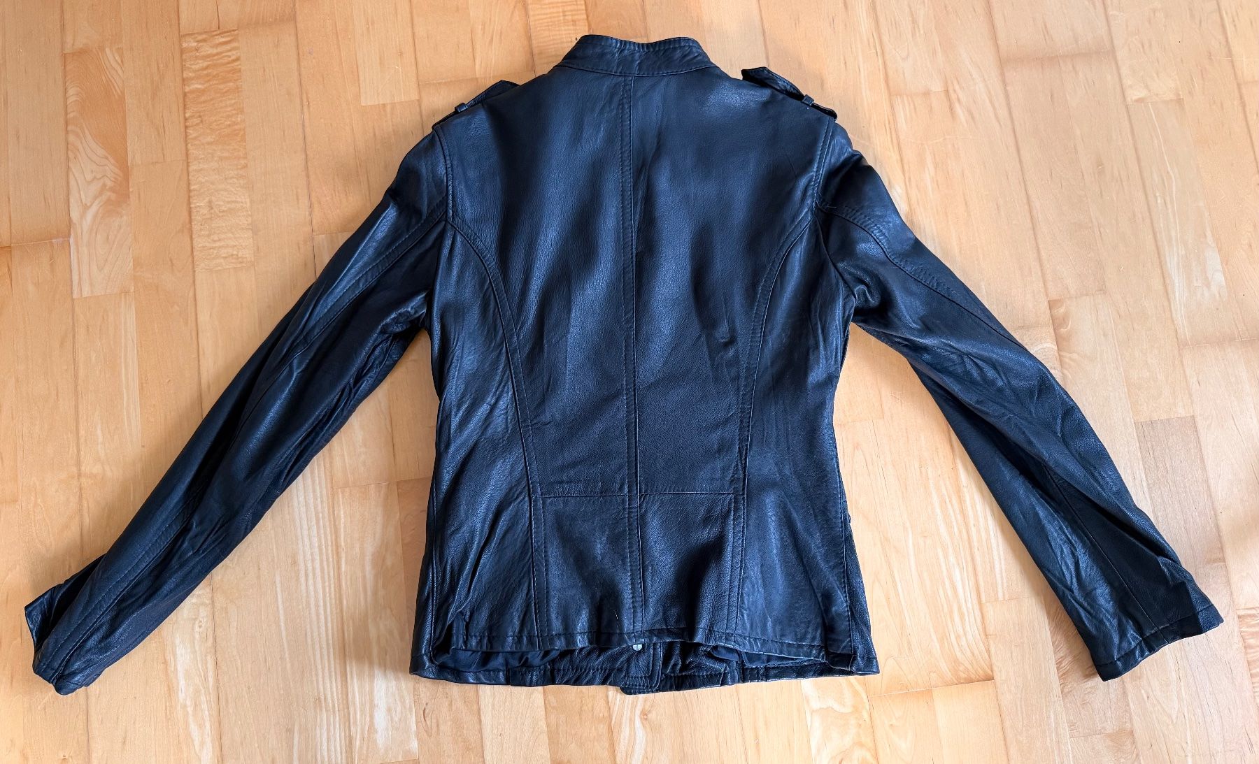 Giacche: LEONARDO Lammnappa Lederjacke Crinkle-Optik Grösse 36 – Nuovo (secondo la descrizione) da Frauenfeld venduto da Scleo 1