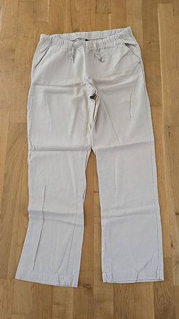 Leinenhose beige, Chiccorée M