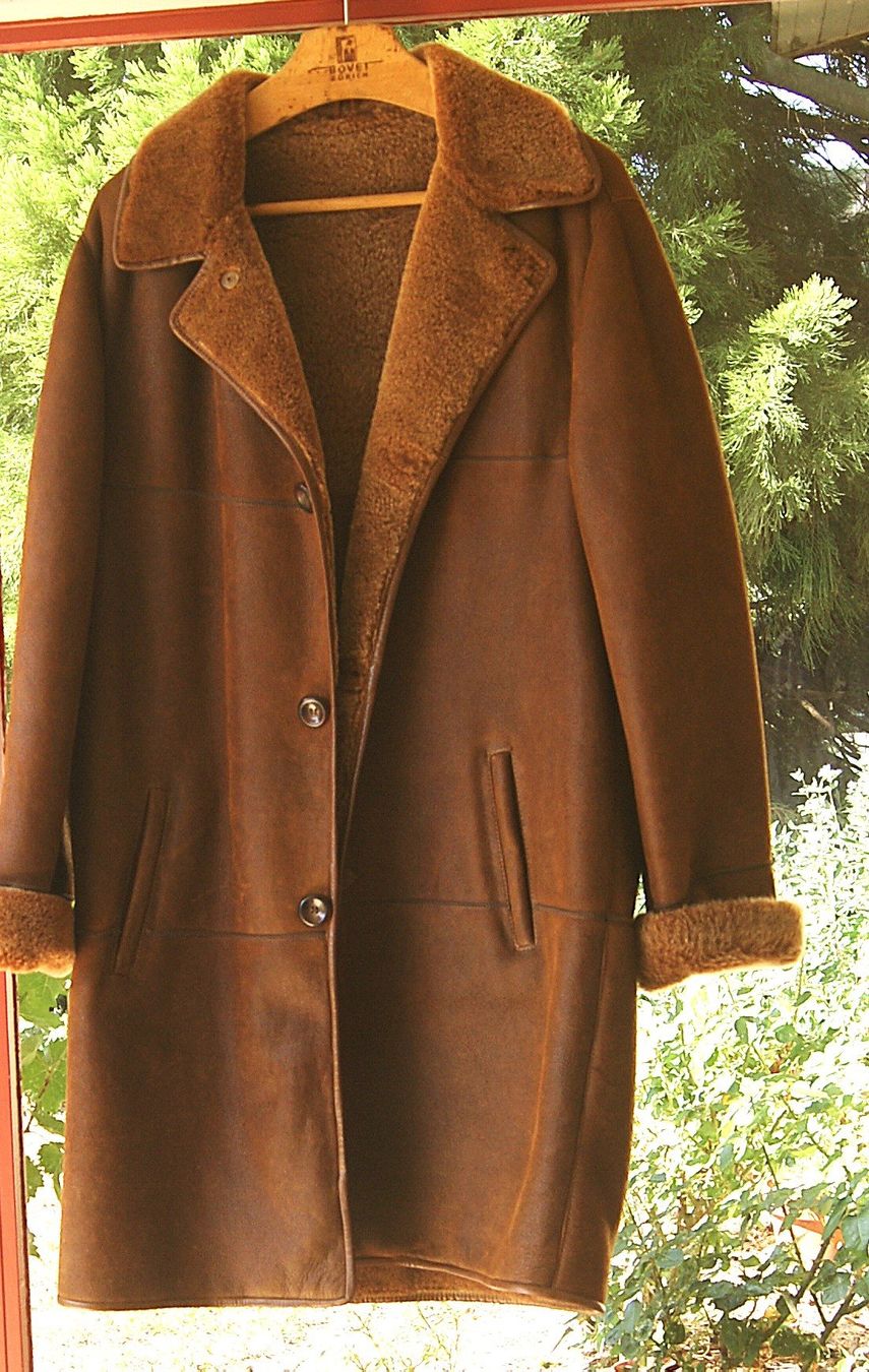 Mäntel: WINTERMANTEL   LEDER/BRAUN – Gebraucht aus Stadel von Wald100 3