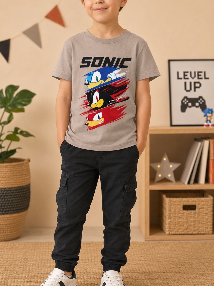 Camicie, T-shirt & Polo: T-SHIRT SONIC ENFANT 7-8 ANS – Nuovo (secondo la descrizione) da Lausanne venduto da mar_6snp