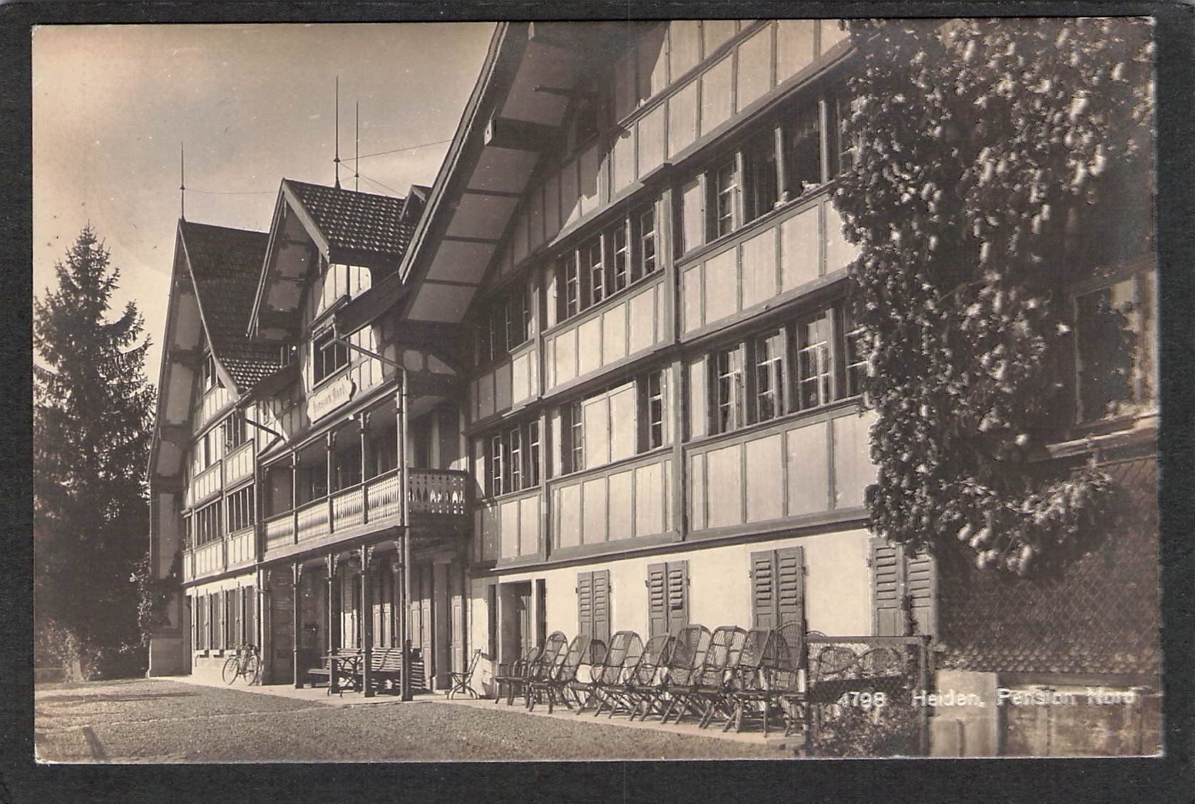 Ansichtskarten: - Heiden , Pension Nord , 1927 – Gebraucht aus Reichenburg von Pipo-67