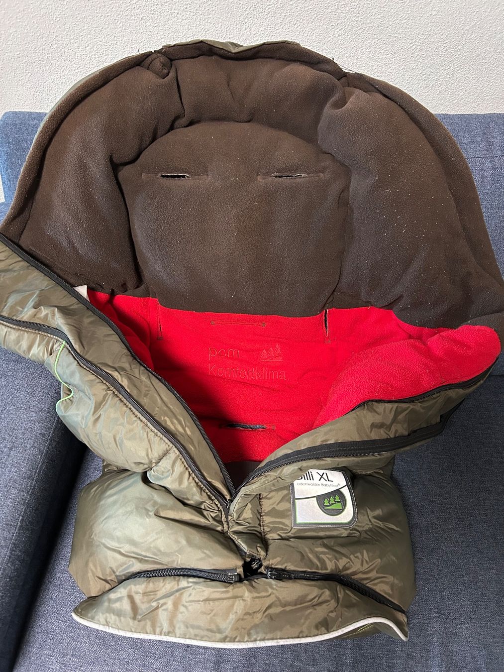 Odenwälder Sacchi a pelo: Fusssack für Kinderwagen – Usato da Buchrain venduto da mangotree123 1