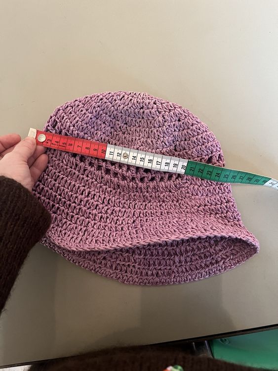 Sodeber Häkelhut Damen Sonnenfest - Streifenmuster Fischerhut Für Frühling & Camping