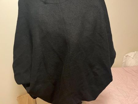 OSKA Kurzmantel 100% Wolle Schwarz Gr M/L Herbst