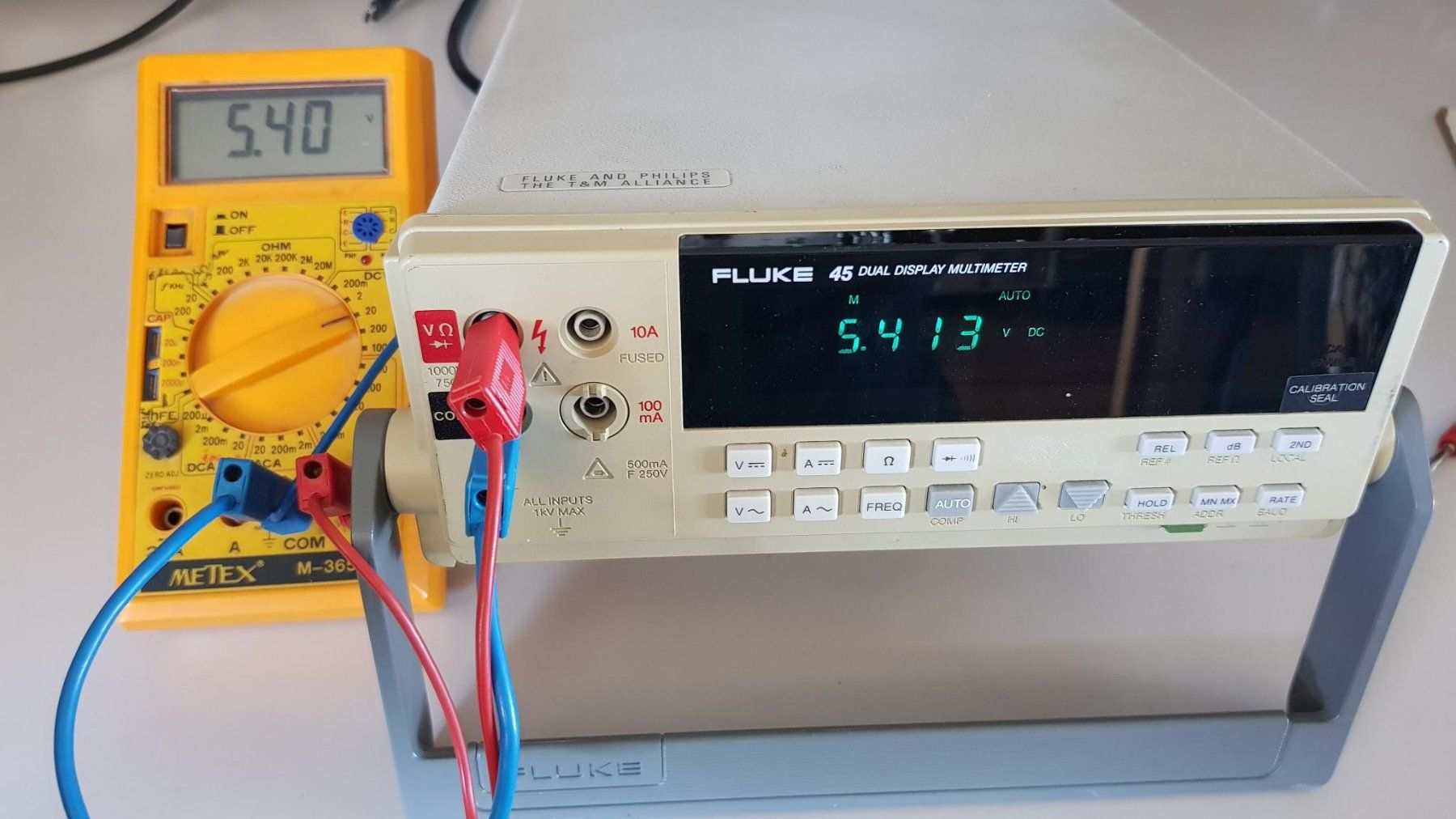 Fluke Misurare: Multimeter Fluke 45 Dual Display Multimeter – Usato da Frauenfeld venduto da Tozz 2