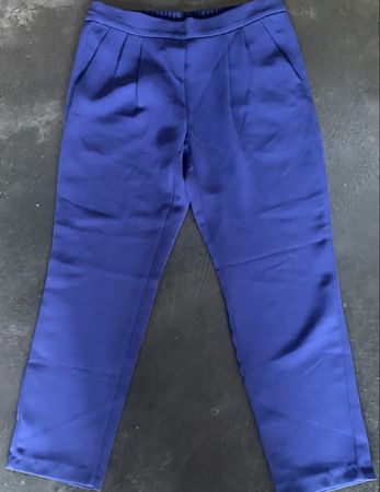 Blaue Sommerhose von Toupy Paris, Grösse S, neuwertig.