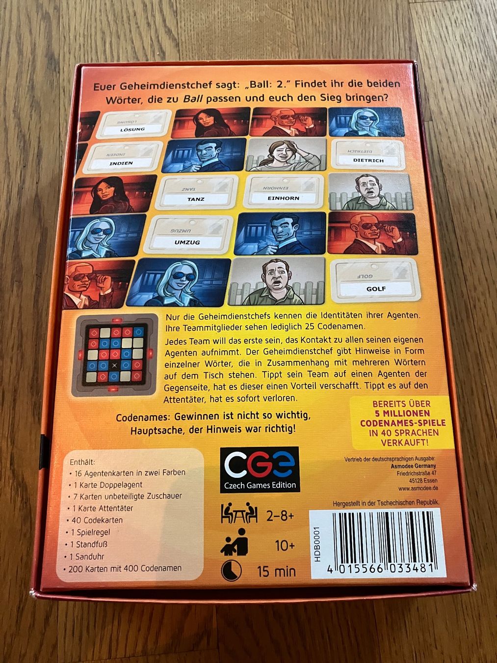 Giochi: Codenames – Usato da Bubikon venduto da tokidoki 1
