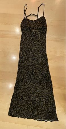 Robe longue Primark à imprimé léopard - Taille 32/XS