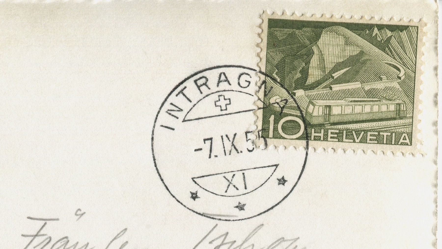 Cartoline postali: Intragna Panorama 1955 – Usato da coglio venduto da Tascia1 1
