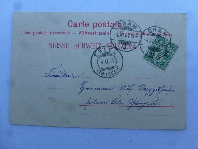 Cartoline postali: AK Institut Heiligenkreuz Cham 1901 – Usato da Walkringen venduto da Casablanca777 1