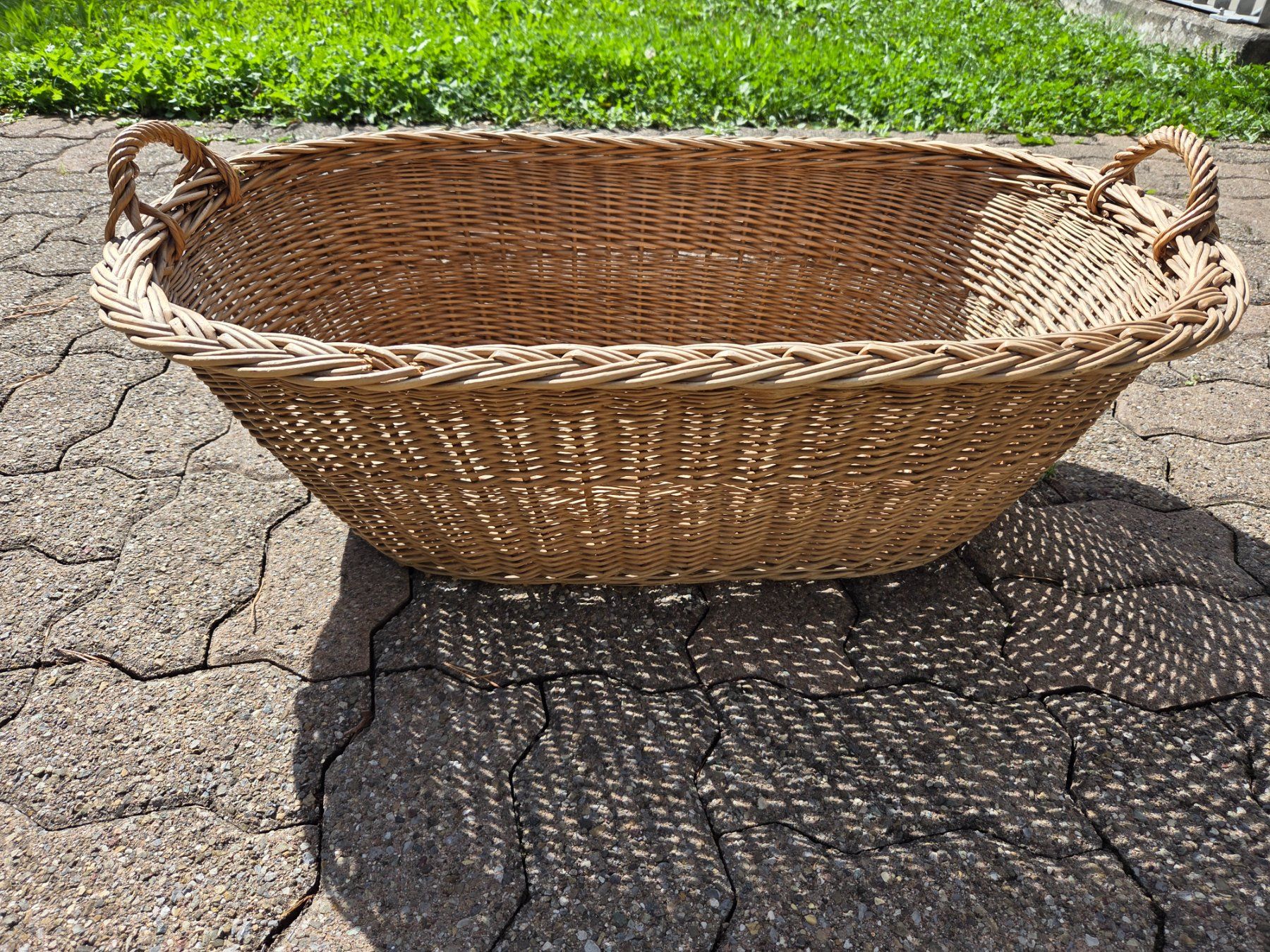 Altro per la casa: Weidekorb oval mit zwei Griffen – Usato da Winterthur venduto da trise80
