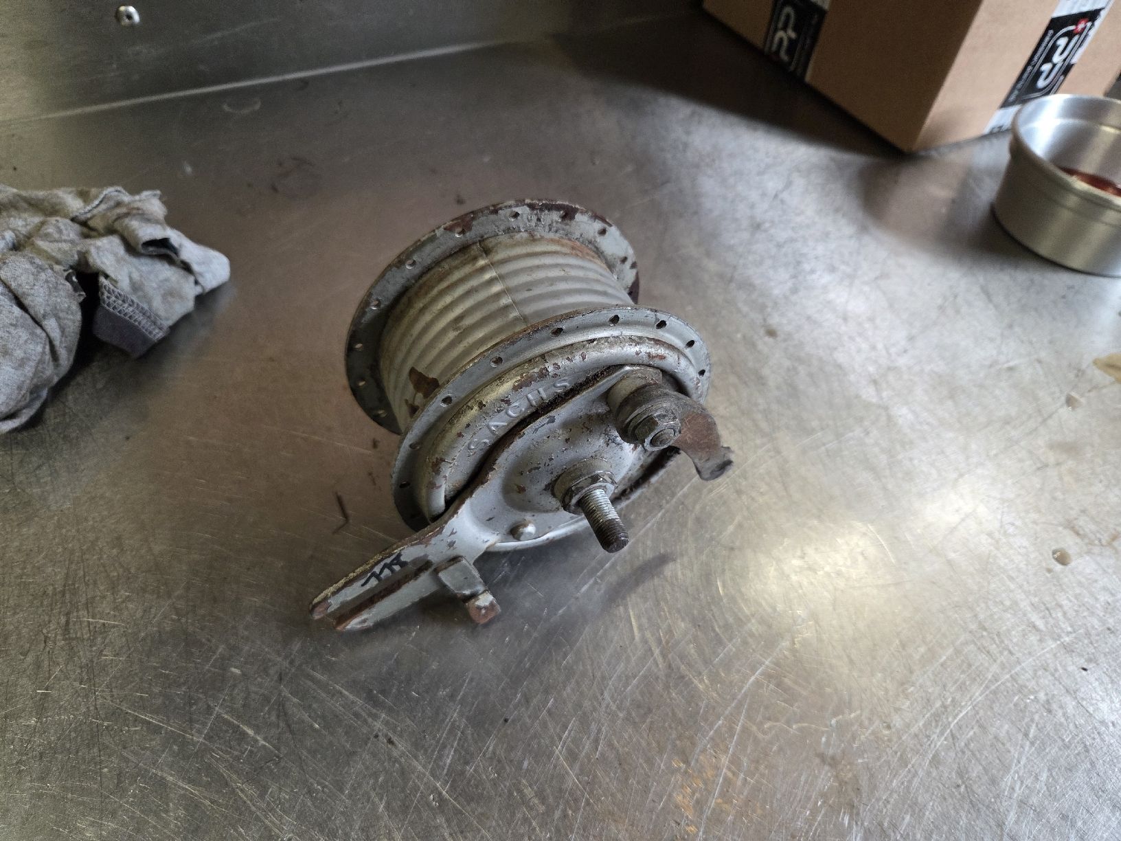 Sachs Parti ricambio per ciclomotori: Sachs 502 Radnabe – Usato da Eichberg venduto da Schmid-Motos 1