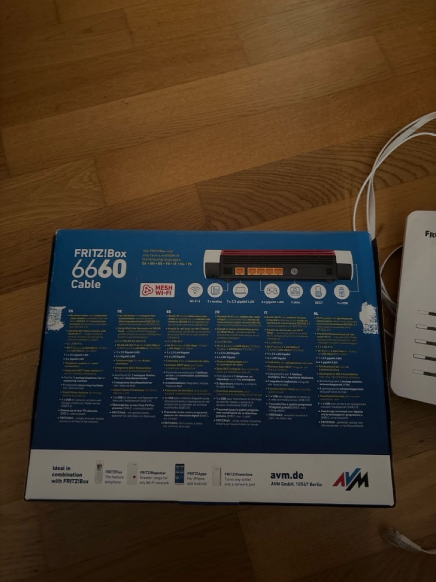 Fritz Modems & Routeurs: Cable Router Wi-Fi 6 – Neuf (Voir description) à Heiligkreuz (Mels) par cor_k7yy 4