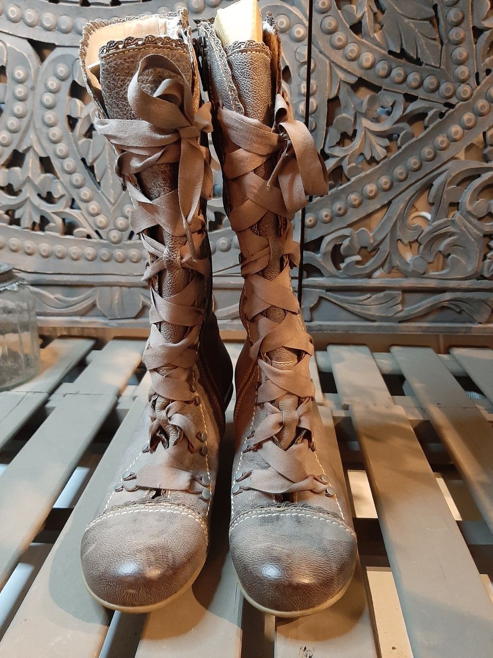 Scarpe da donna: wunderschöne BRAKO Stiefel braungrau 38 – Usato da Bern venduto da Preloved.Nile.4.Sale 4