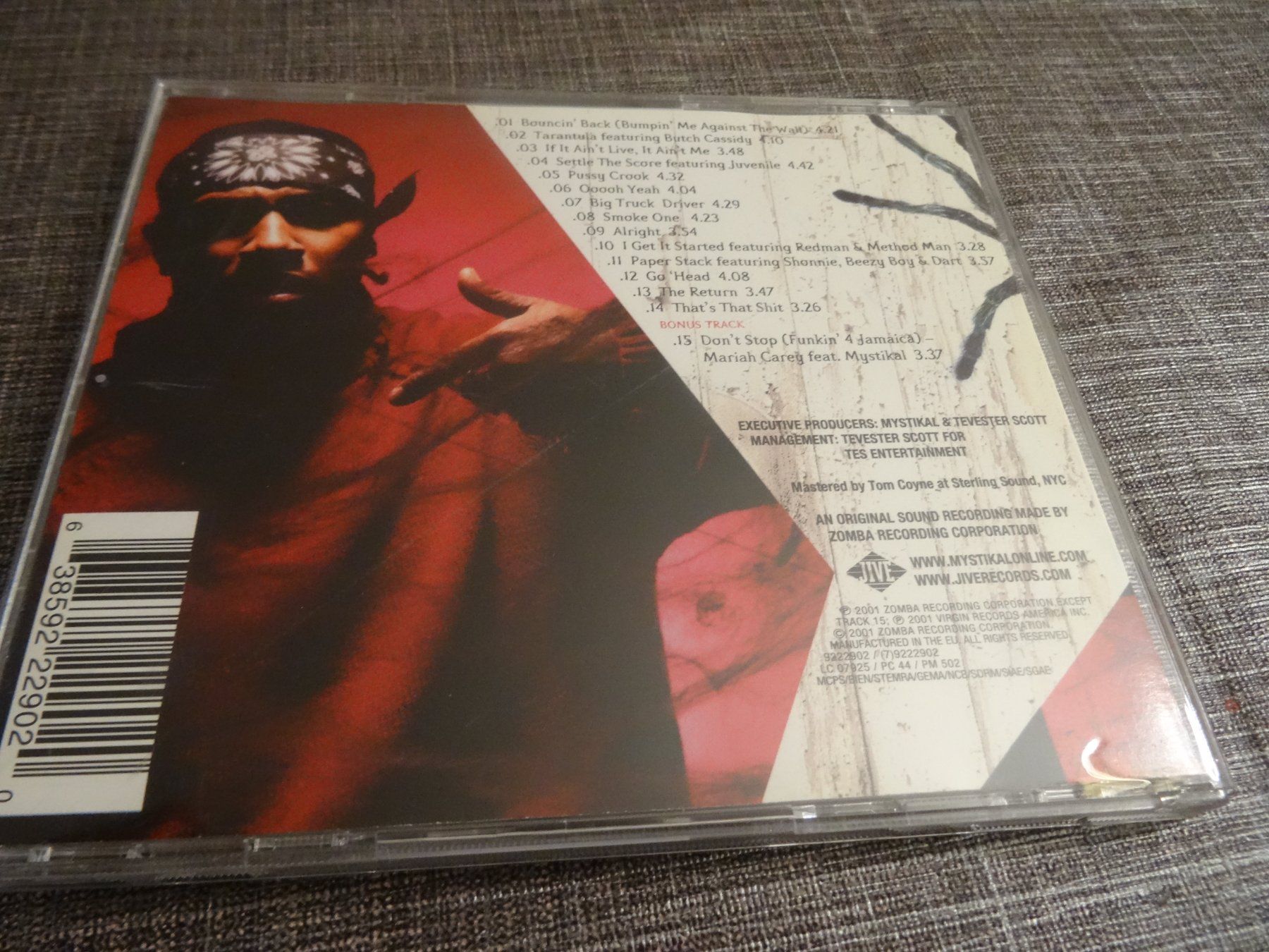 CDs: Mystikal - Tarantula CD - Hip Hop – Gebraucht aus Olten von Disc-Ausverkauf 1