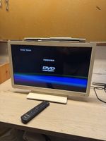 Toshiba Fernseher mit DVD Player weiss 
