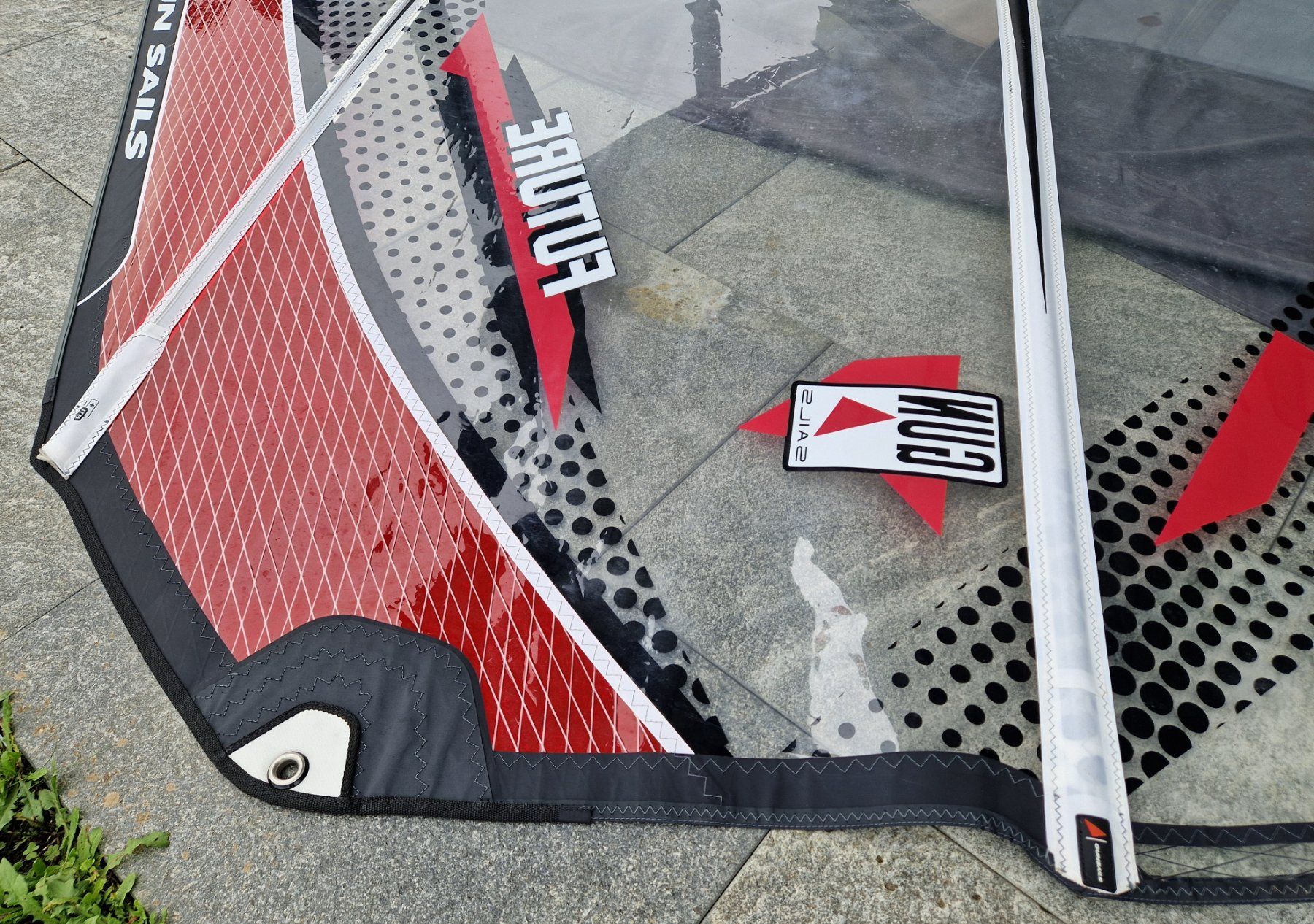 Surfen: Windsurf-Segel GunSails 6.4 "Future" mit Mast u.Verlängerung – Gebraucht aus Seengen von Baesu74 4