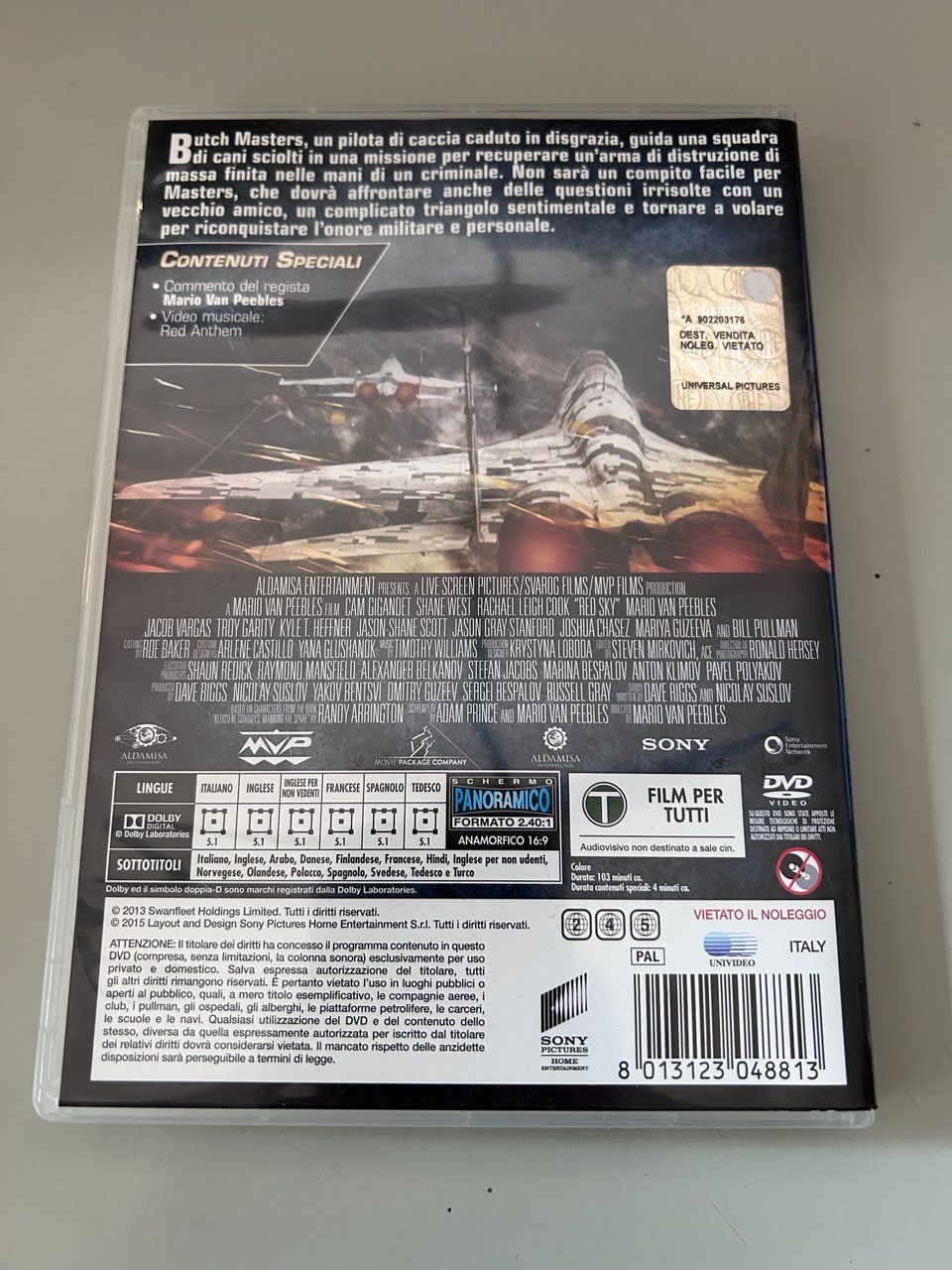 Tutti i DVDs: DVD Red Sky – Usato da Giubiasco venduto da LorisVale 1