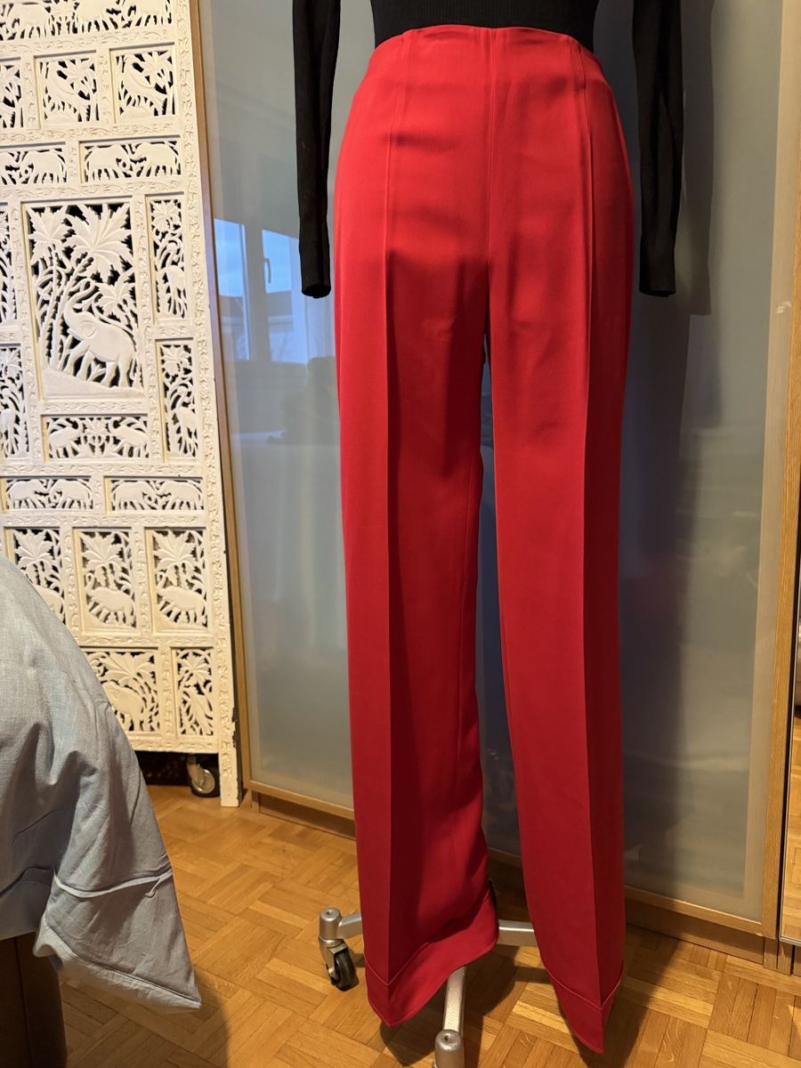 George Rech Pantaloni: Pantalon Georges Rech rouge taille 38 – Usato da lausanne venduto da annec777 1