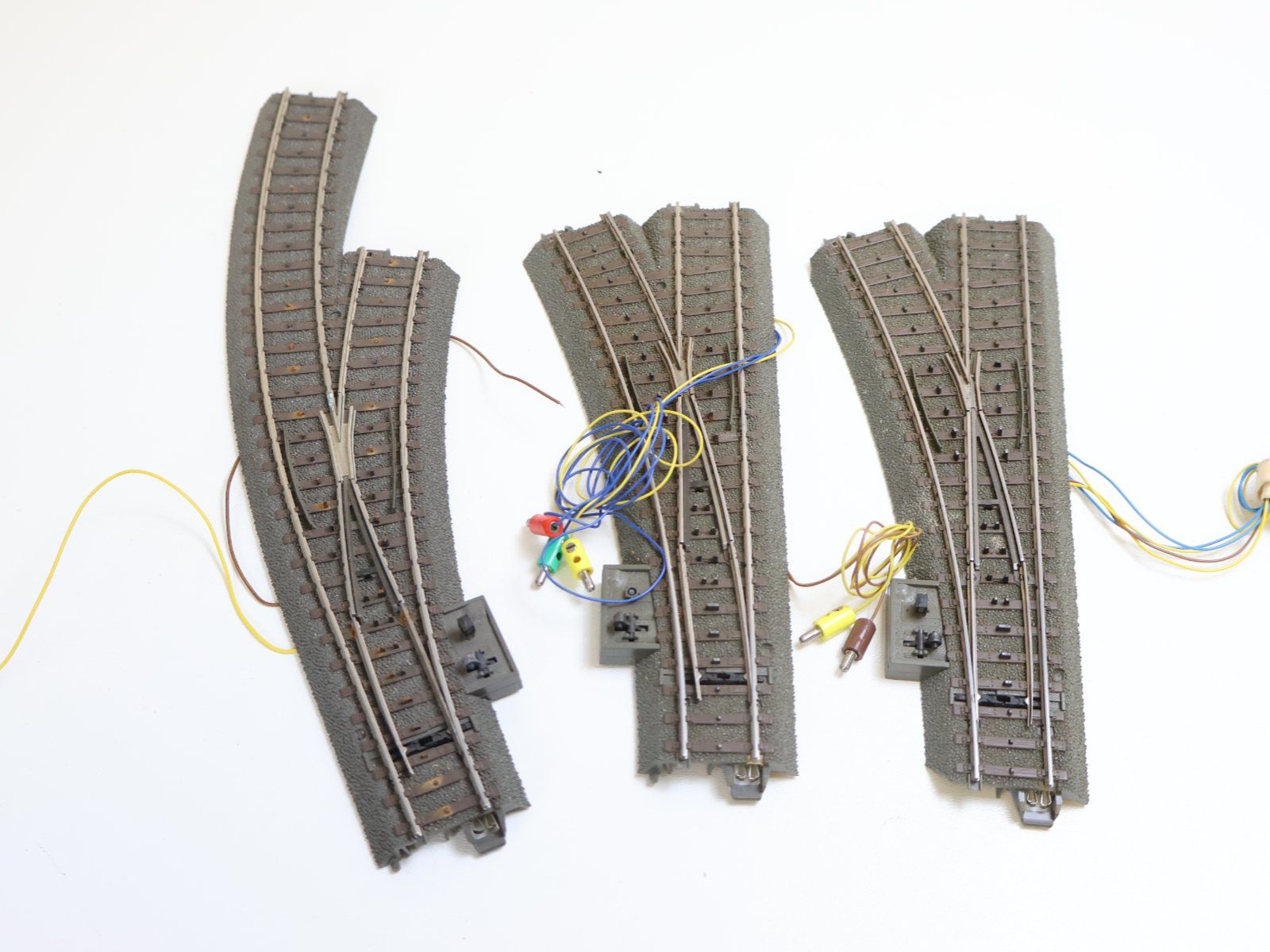 Märklin Modellini di ferrovie: Märklin 3 x Digital/Elektro C-Gleis Weichen H0 – Usato da Winterthur venduto da Monstera 3