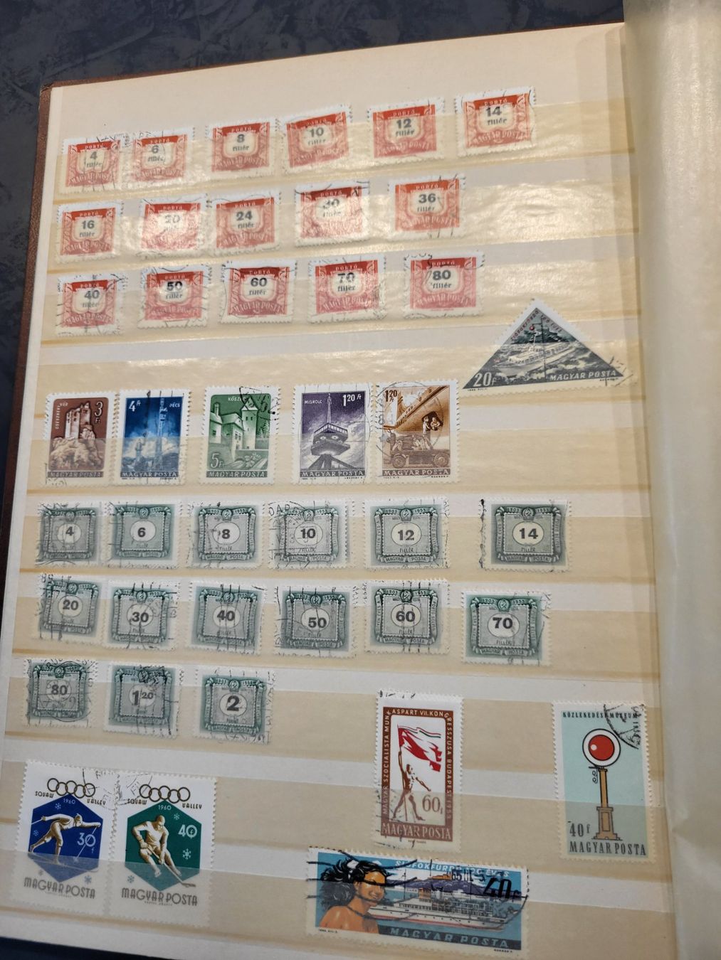 Alle Briefmarken: Sammlung Album - Ungarn – Gebraucht aus Rümlang von Turrin 6