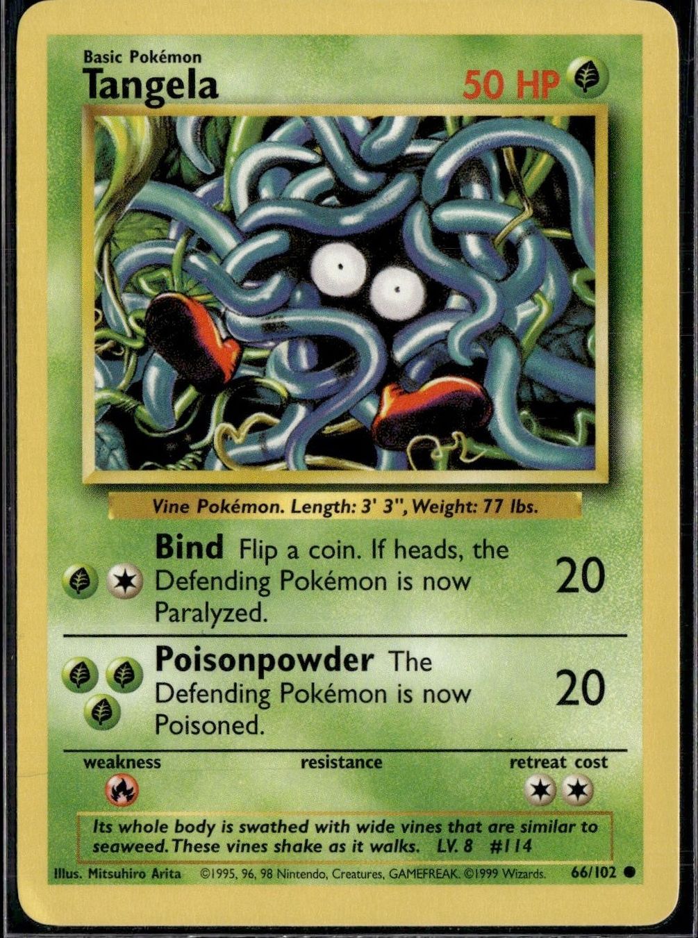 Pokémon Carte collezionabili: Tangla Base set 66/102 – Usato da Zürich venduto da pokemon_cards