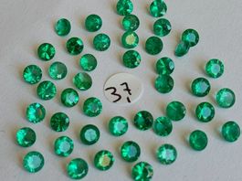 NEW PRICE / LOT de 1 CT EMERAUDES BRESILIENNES 3,7 mm
