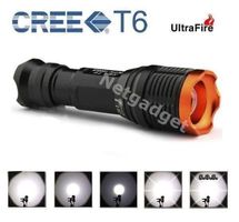 Flashlight 5 Modes 1800lm 10W XML-T6 Cree