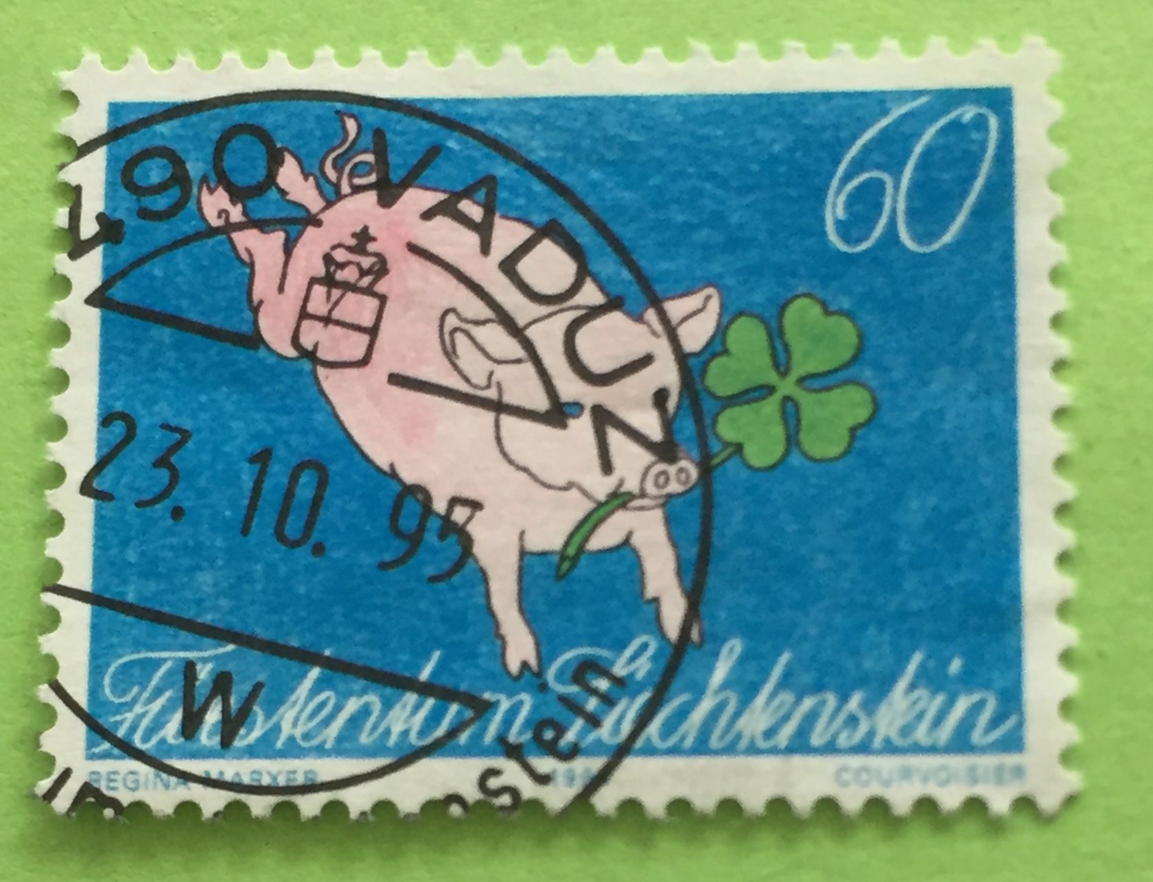 Tutti i francobolli: Briefmarken aus Liechtenstein gestempelt   – Usato da Aarau venduto da Angi-007