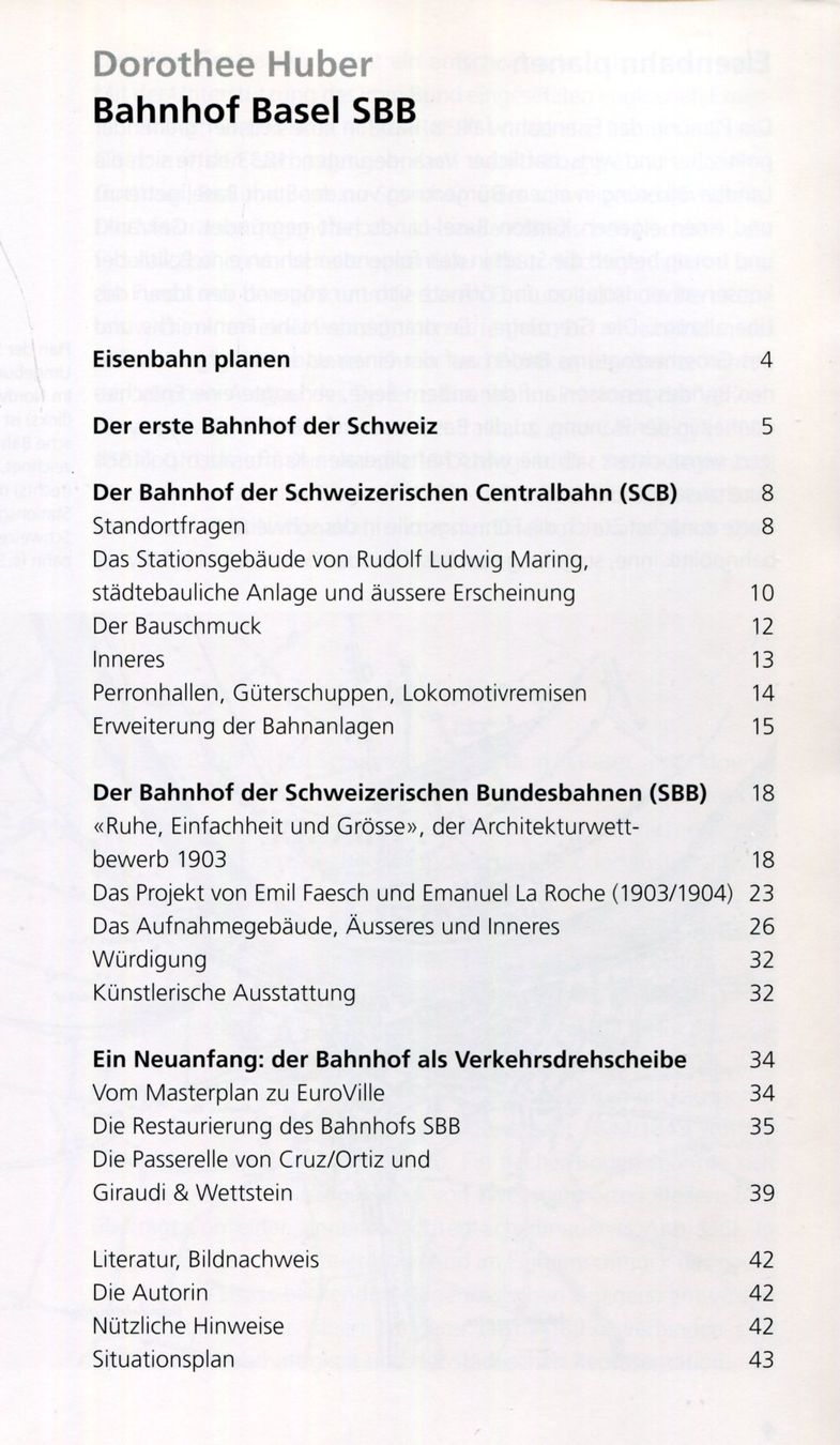 Livres: Bahnhof, Basel, Kunstführer – D'occasion à Aarau par Elmaar41 2