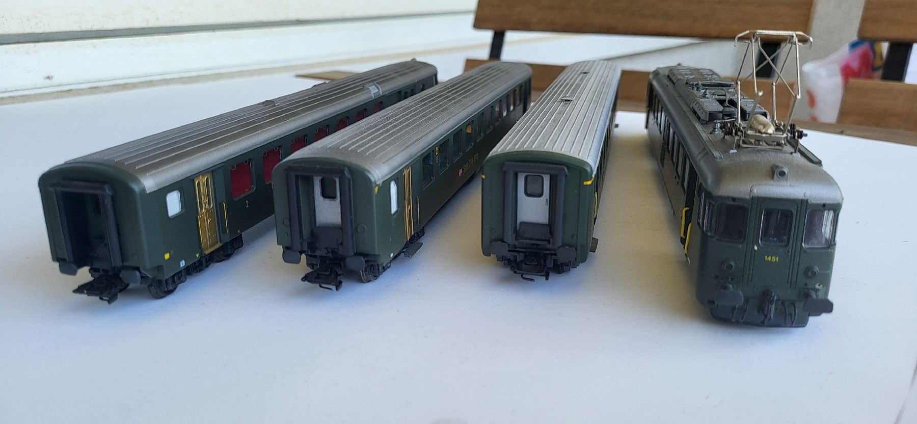 Lima Trains électriques: RBe4/4 Pendelzug – Défectueux à Muttenz par Treno21 3