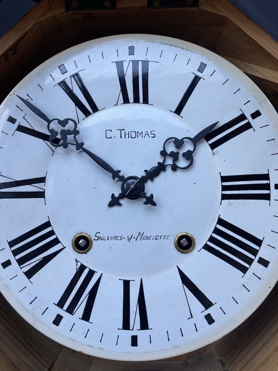 Orologi da terra & Orologi da parete: Französische Wanduhr C. Thomas – Usato da Hölstein venduto da Uhriella 1