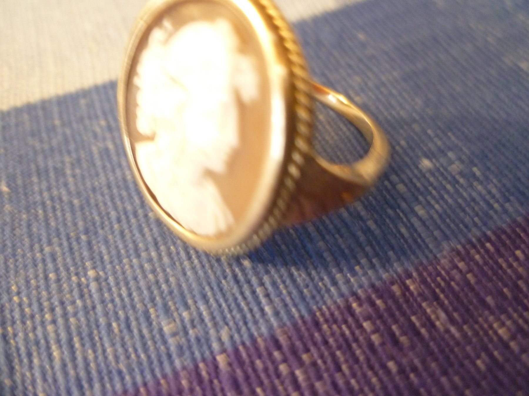 Anelli: Ring mit Gemme 585 Gold – Usato da Bischofszell venduto da Joachim-115 3