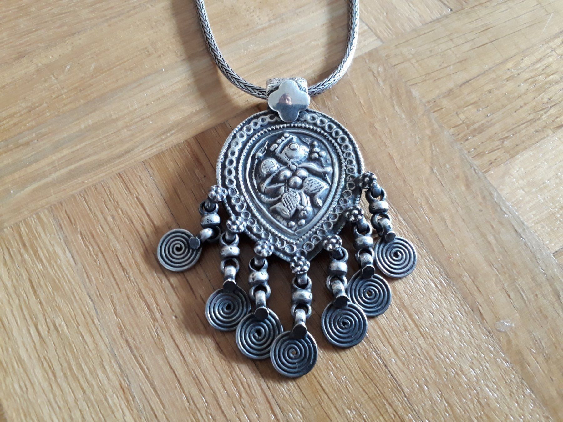 Catenine: Silber Snake Kette aus Indien – Usato da Zürich venduto da Gillheri 5