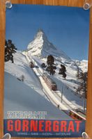 Plakat, Gornergrat, Original, Klopfenstein, 1980
