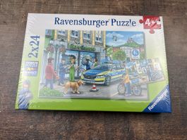 Ravensburger Puzzle 2x24 Polizei neu OVP