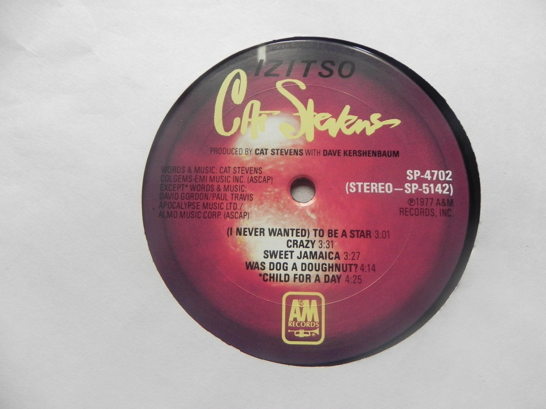 Dischi in vinile: LP brit. Folk Rock Cat Stevens 1977 Izitso – Usato da Siebnen venduto da krimsie 5