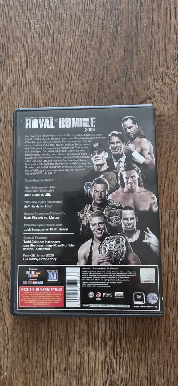 Tutti i DVDs: WWE Royal Rumble 2009 DVD – Usato da Flawil venduto da Heartbreaker 1