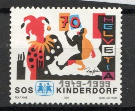 Tutti i francobolli: 1999 - Sondermarken - SOS-Kinderdörfer – Usato da Schaffhausen venduto da poststamp