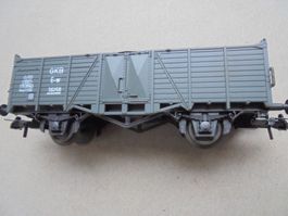 HO Modelleisenbahn ROCO grauer offener Güterwagen Lüp11cm