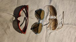 Sonnenbrillen Vintage, 3 Stueck