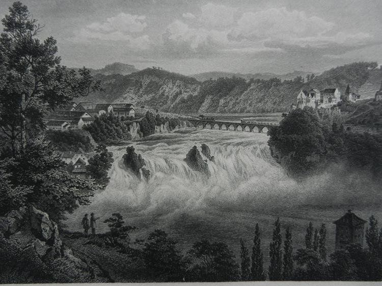 Incisioni: Der Rheinfall bei Schaffhausen – Usato da Risch venduto da Rischli15 1