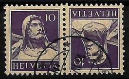 K27z, Kehrdruck 10+10Rp violett, gestempelt (14839)