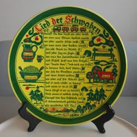 70er Jahren " SMF Schramberg " Wandteller Lied der Schwaben