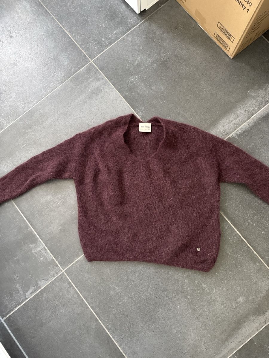 Mos mosh Maglioni & Felpe: Mos Mosh Pullover Gr.S, warmer Winter Strick in bordeaux – Usato da Fulenbach venduto da yabla91