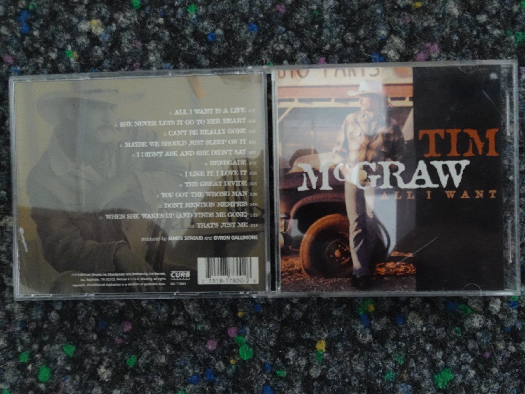 CD: CD : Tim McGraw – Usato da Lotzwil venduto da Kiddis