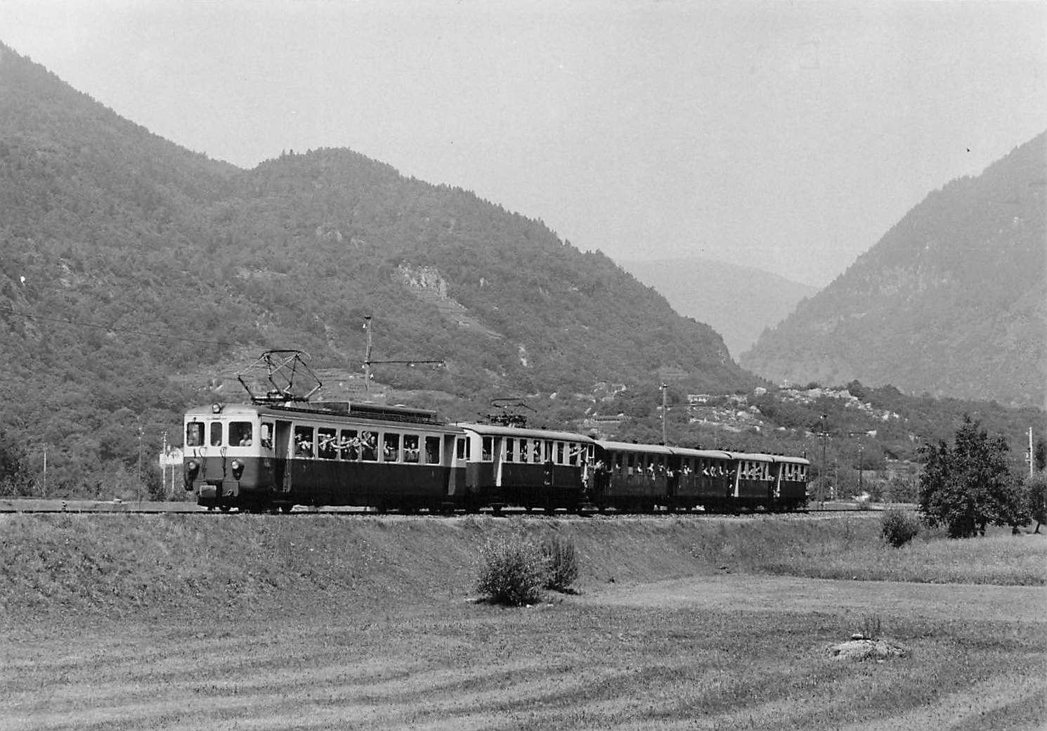 Cartoline postali: Foto BA Biasca Acquarossa Bahn Malvaglia – Usato da Biasca venduto da Blenio71