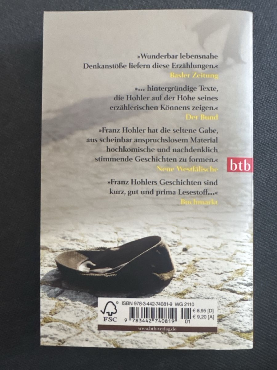 Libri: Franz Hohler Buch "Das Ende eines ganz normalen Tages" – Usato da Solothurn venduto da Alex702 1