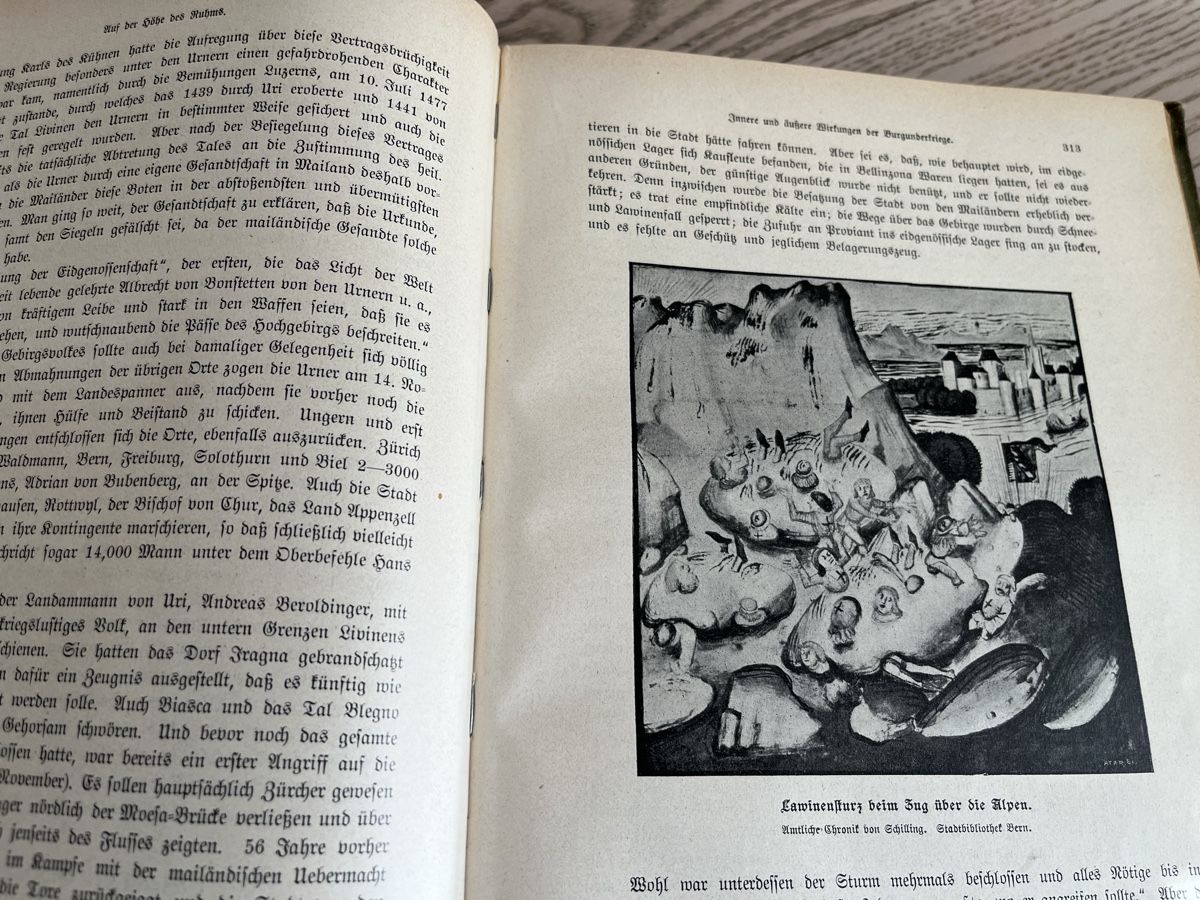 Libri: Die Kriegstaten der Schweizer - 2 Bände 1904 – Usato da Romanshorn venduto da Apfelschuss 3
