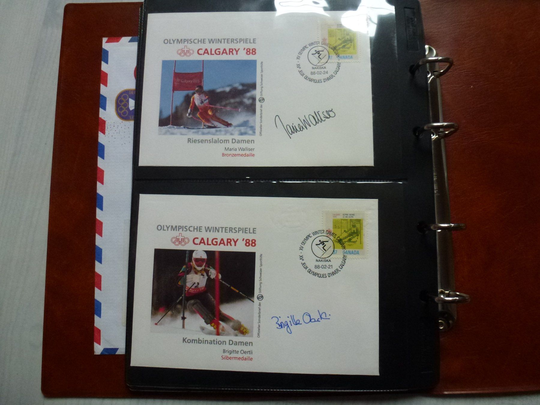 Tous les timbres: Top ++ Brief-Sammlung Olympische Winterspiele Calgary 1988 – D'occasion à Walkringen par Casablanca777 9
